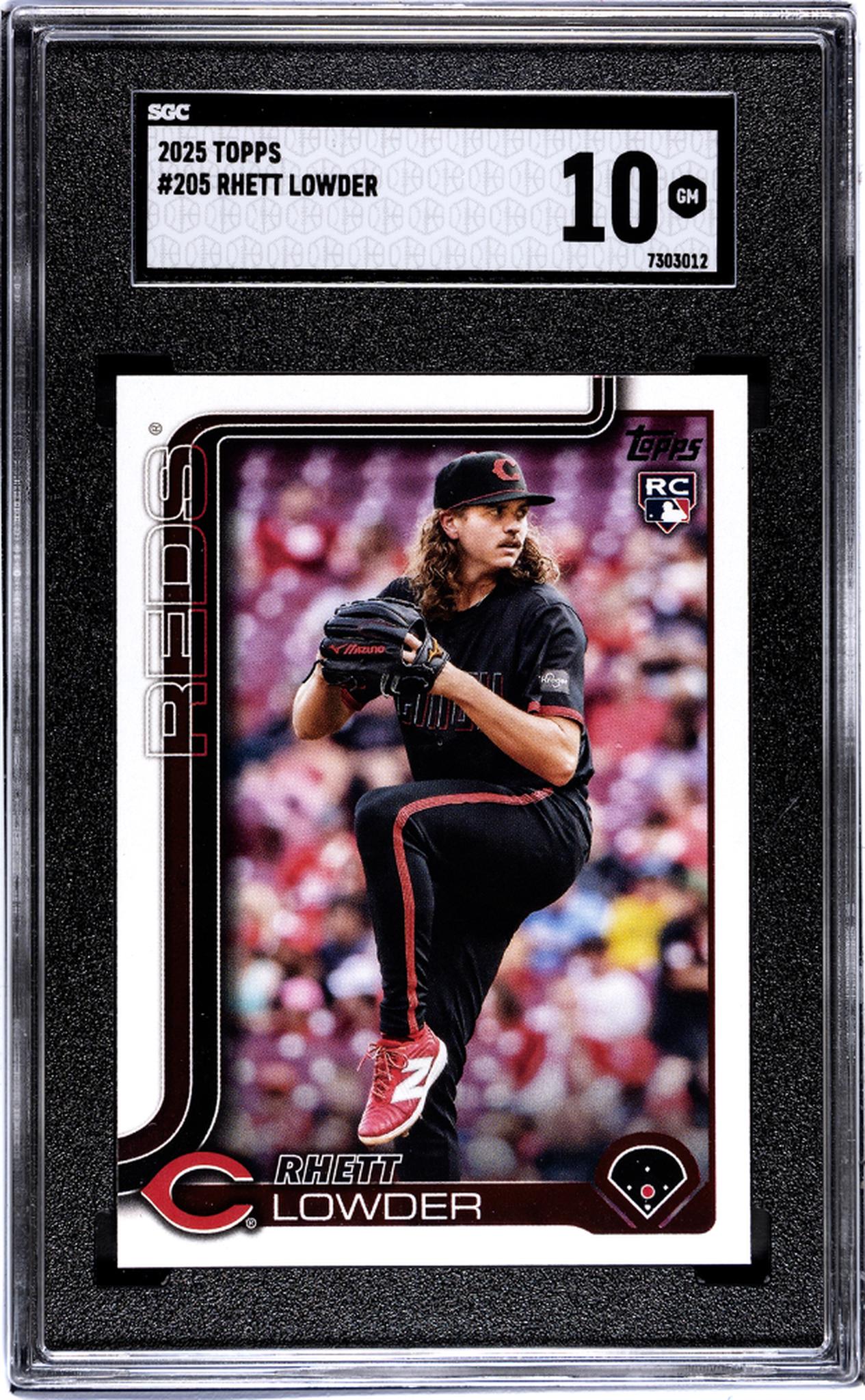 2025 Topps #205 Rhett Lowder SGC 10