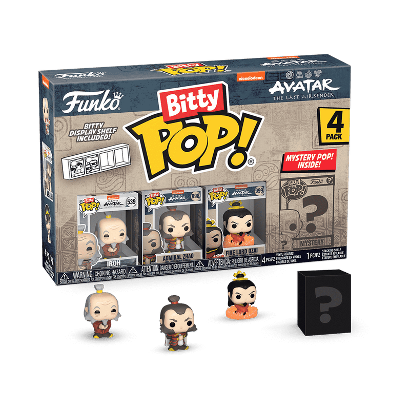 Funko Bitty Pop!: Avatar The Last Airbender - Iroh 4-Pack Series 3