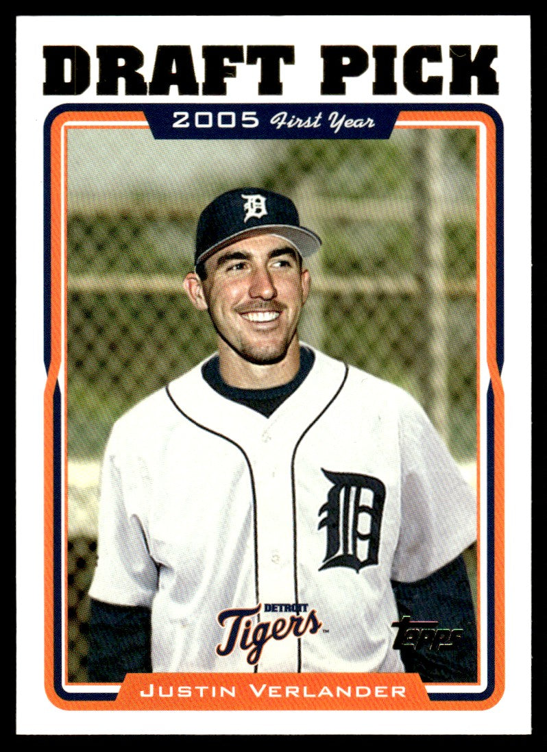 2005 Topps #677 Justin Verlander Rookie RC