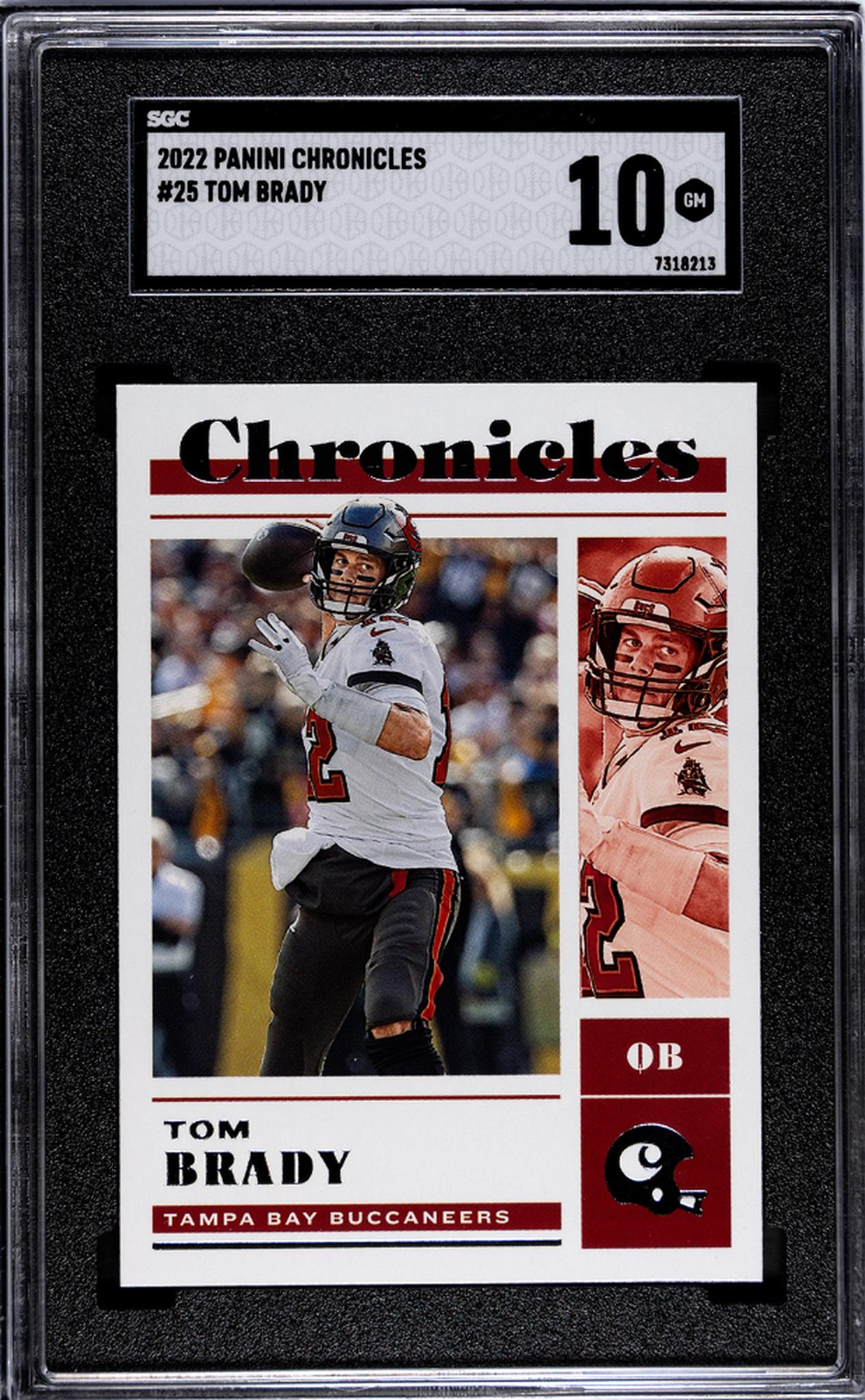 2022 Panini Chronicles #25 Tom Brady SGC 10