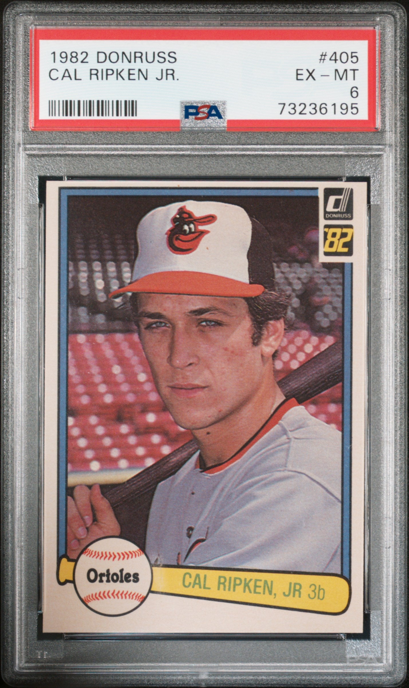 1982 Donruss Cal Ripken Jr #405 RC PSA 6
