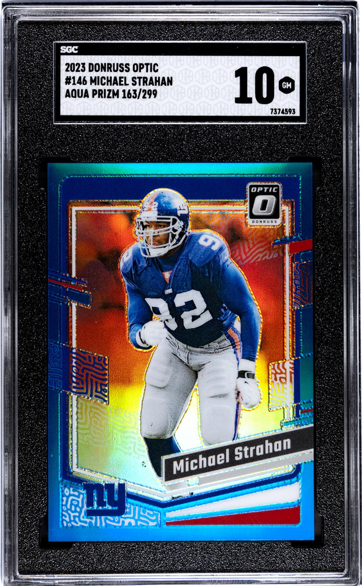 2023 Donruss Optic #146 Michael Strahan /299 SGC 10