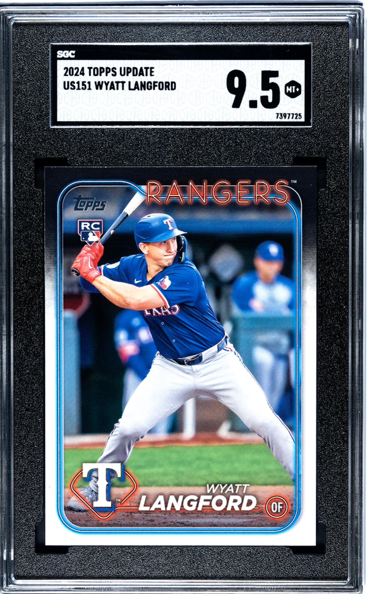 2024 Topps Update #US151 Wyatt Langford SGC 9.5