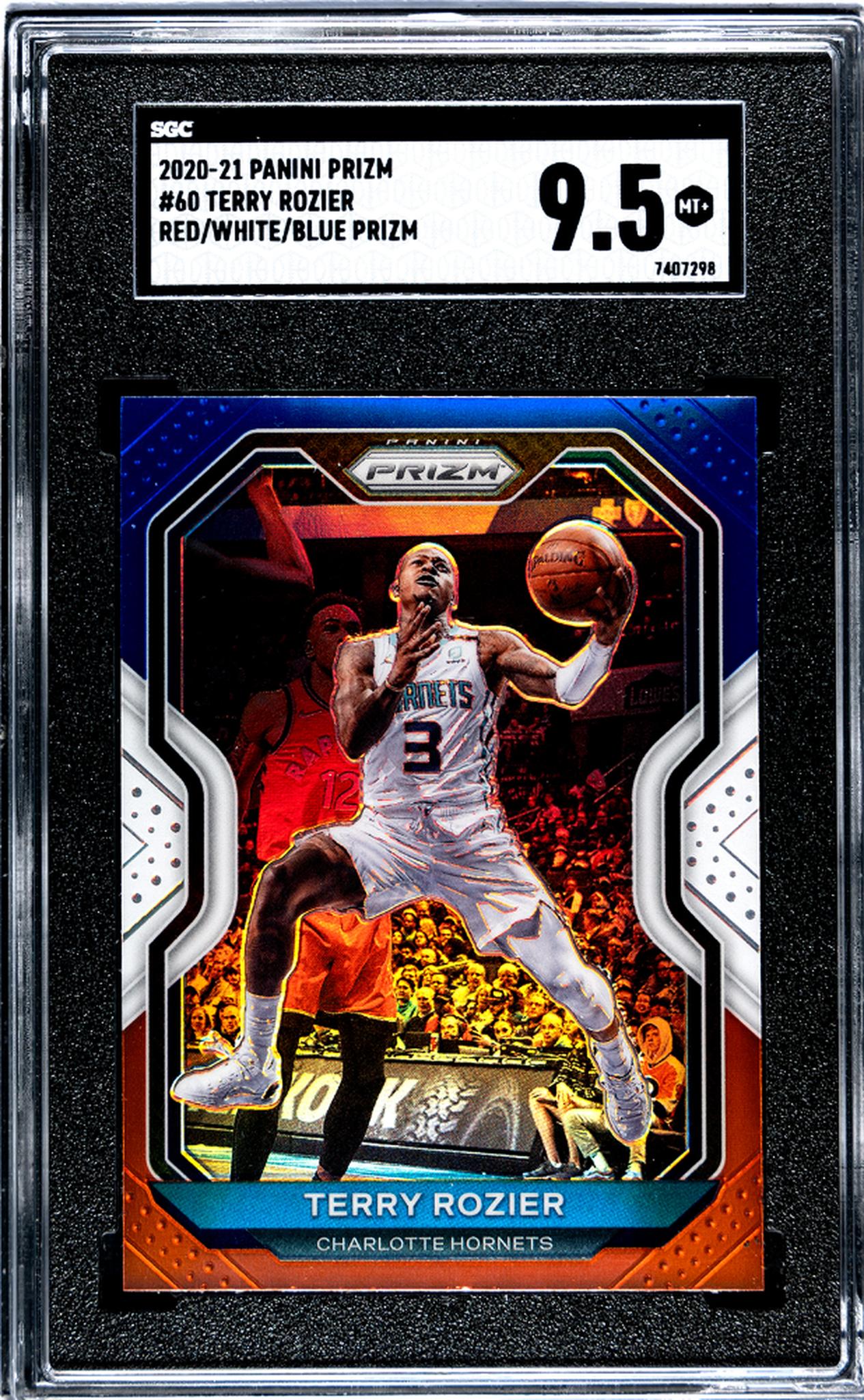 2020 Prizm #60 Terry Rozier Red/White/Blue Prizm SGC 9.5