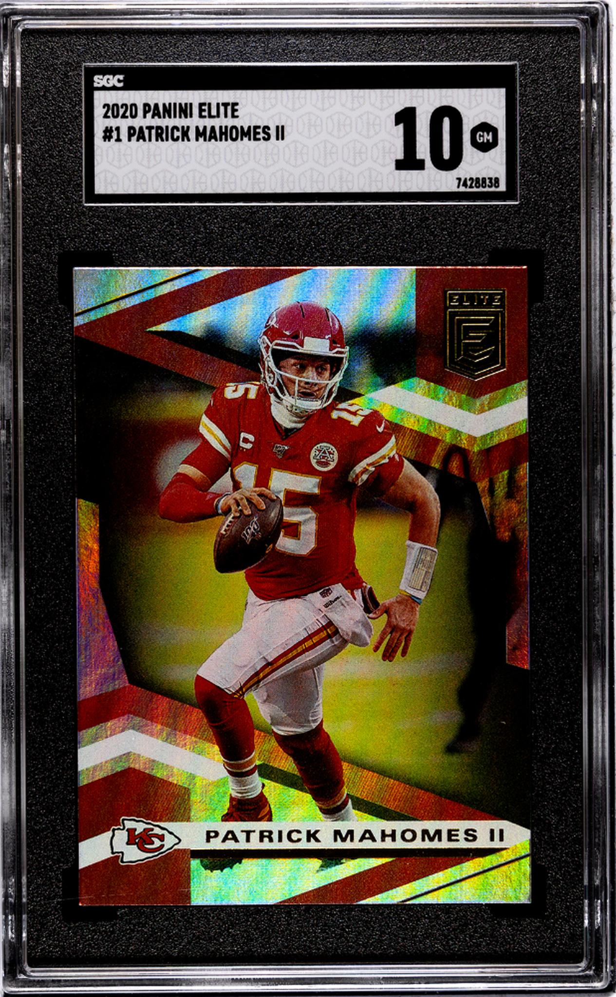 2020 Panini Donruss Elite Patrick Mahomes II #1 SGC 10