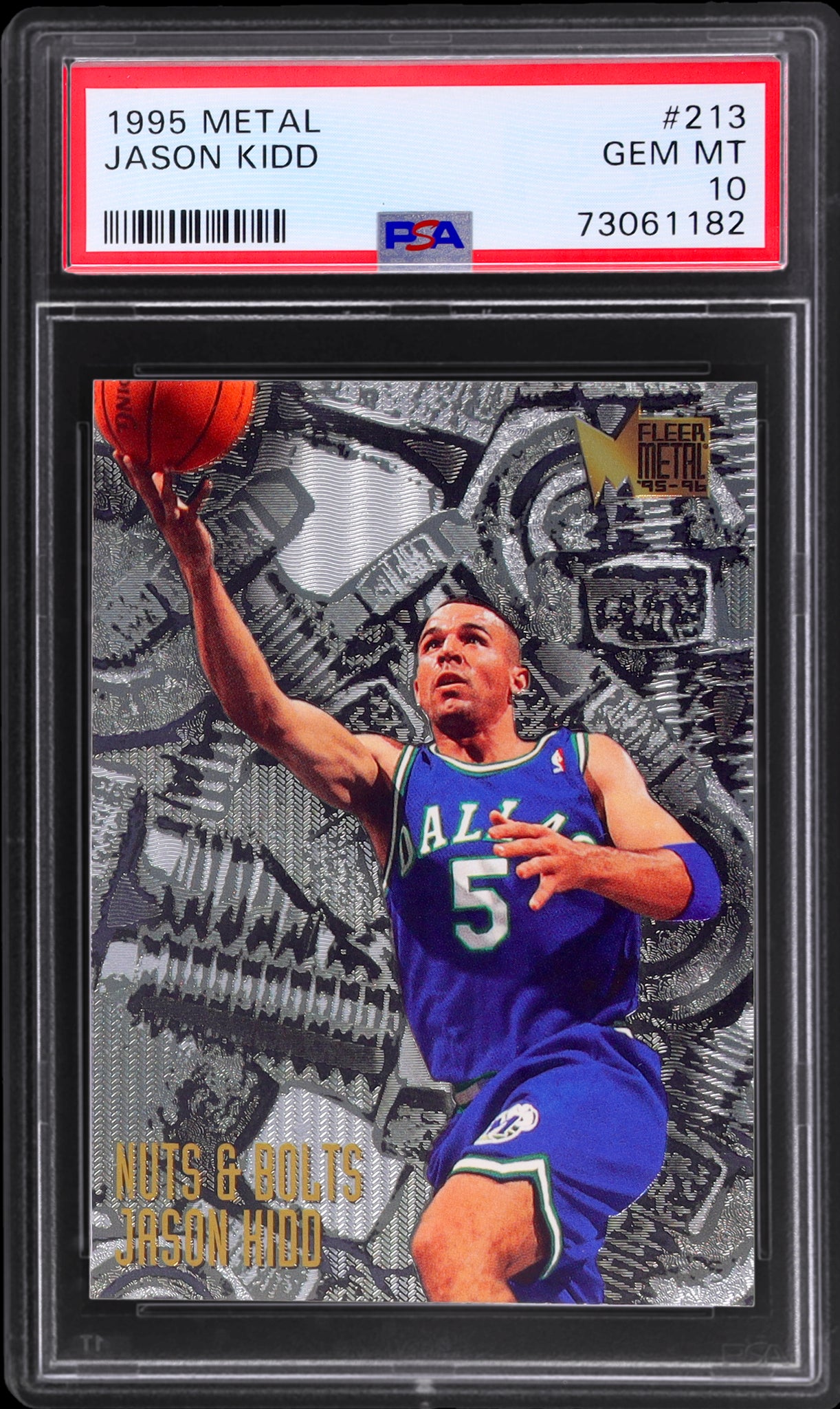 1995 Metal #213 Jason Kidd PSA 10