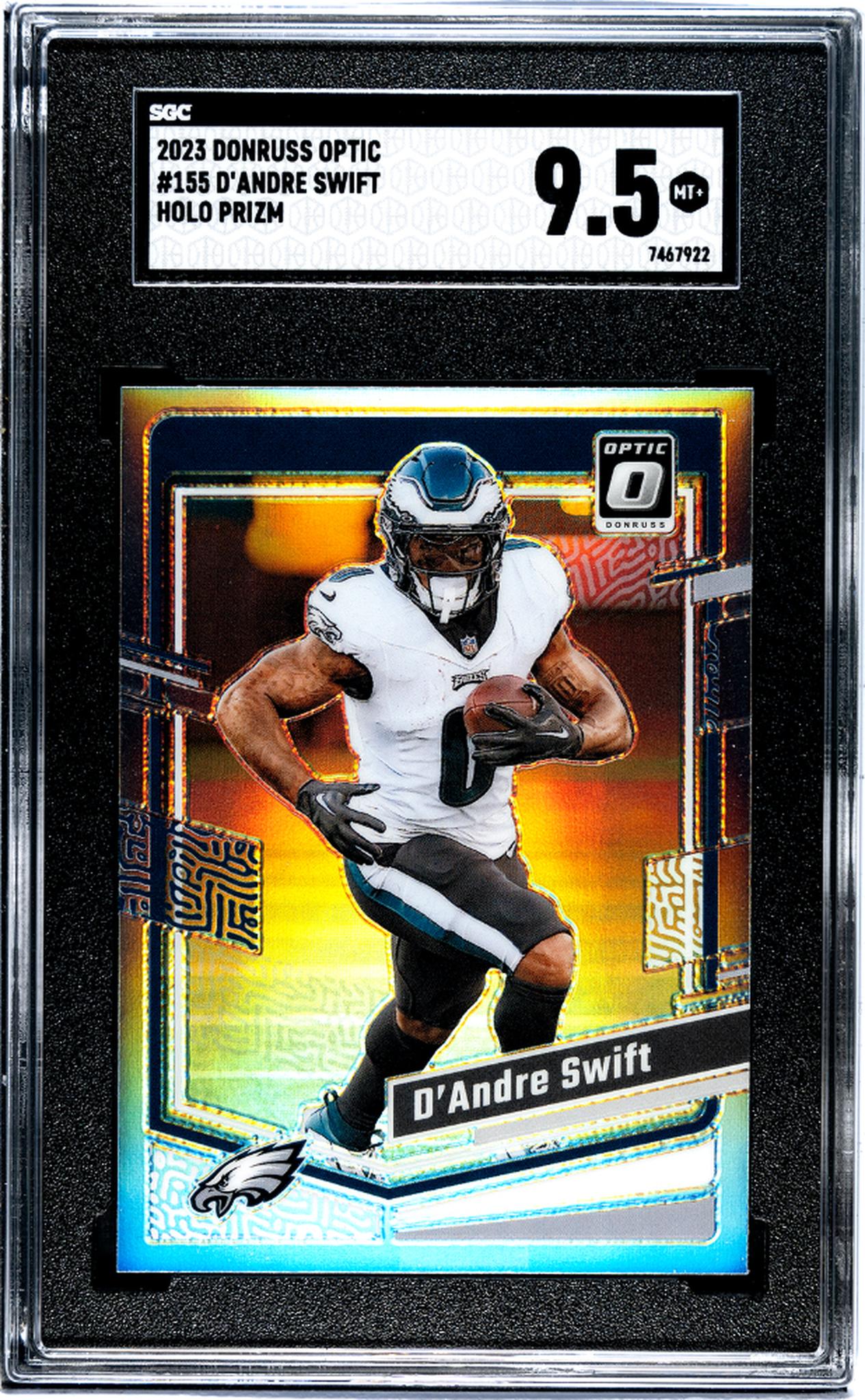 2023 Panini Donruss Optic #155 D'Andre Swift Holo  SGC 9.5