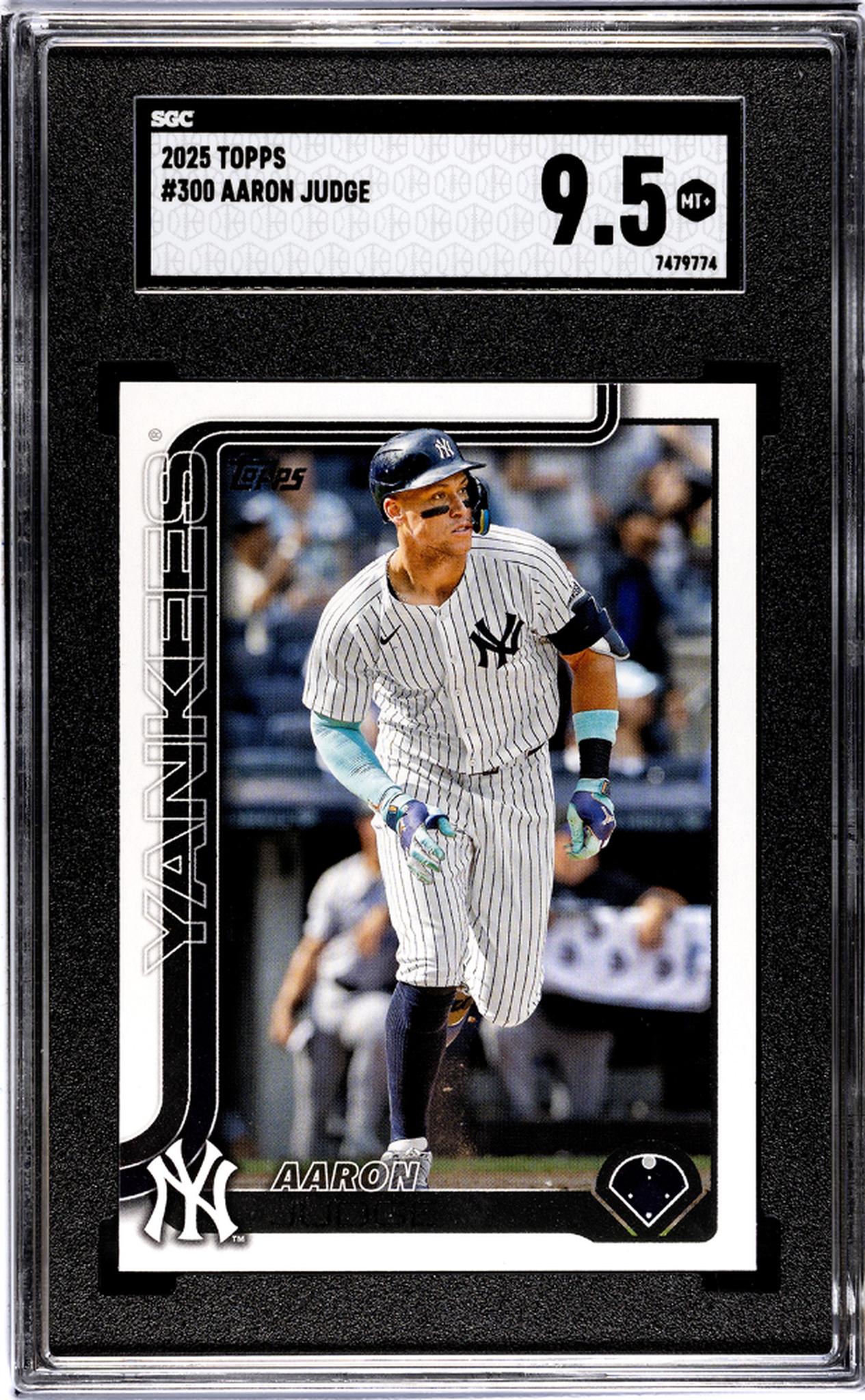 2025 Topps #300 Aaron Judge SGC 9.5