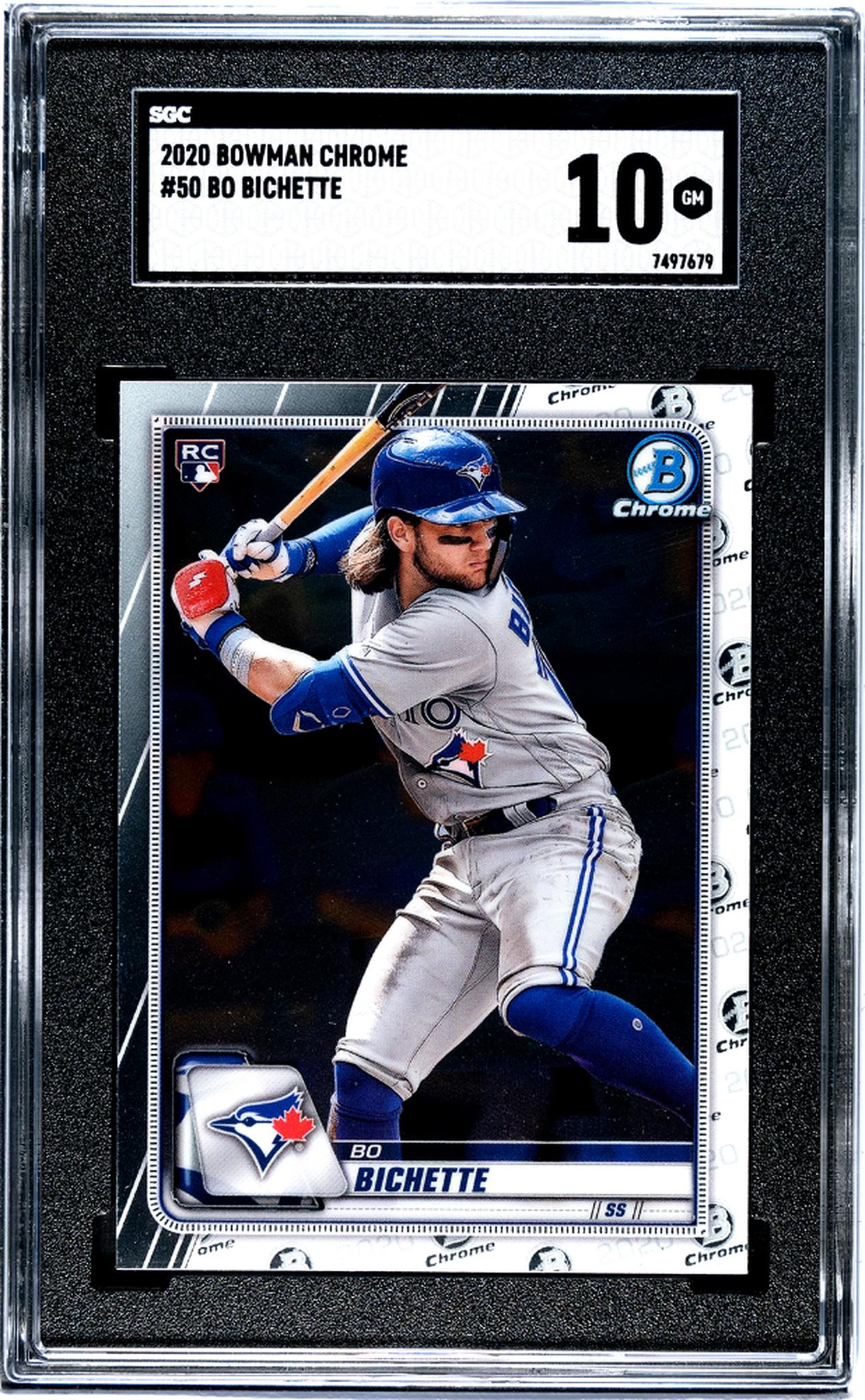 2020 Bowman Chrome #50 Bo Bichette Rookie SGC 10