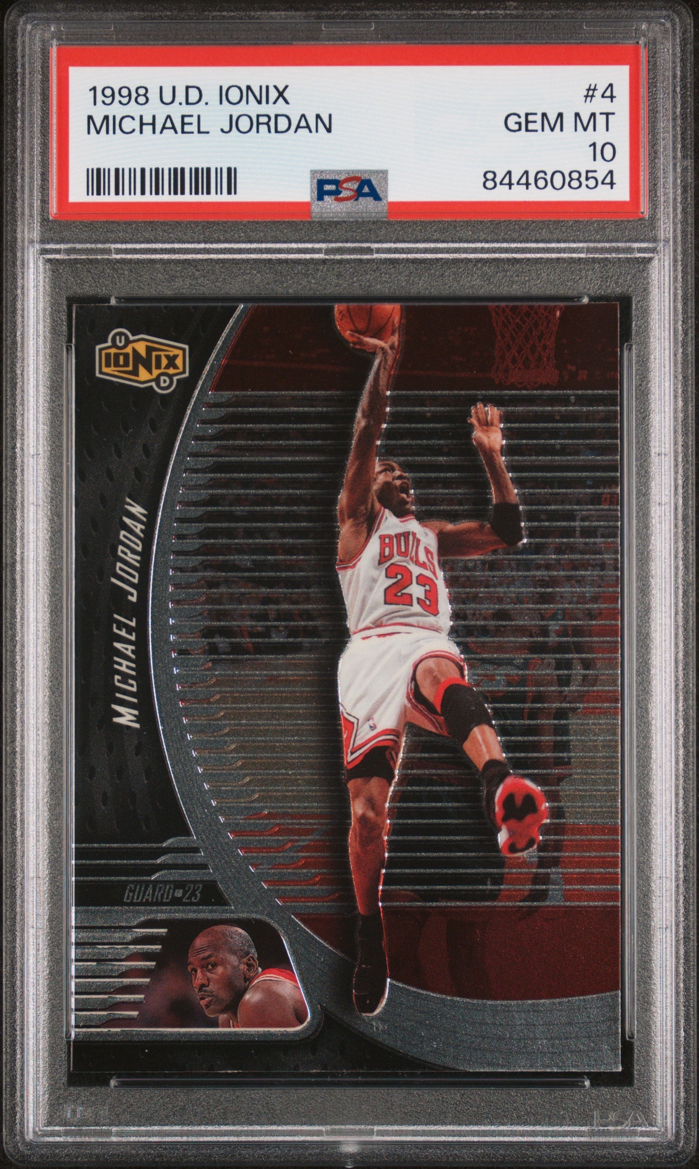 1998 Upper Deck Ionix #4 Michael Jordan PSA 10