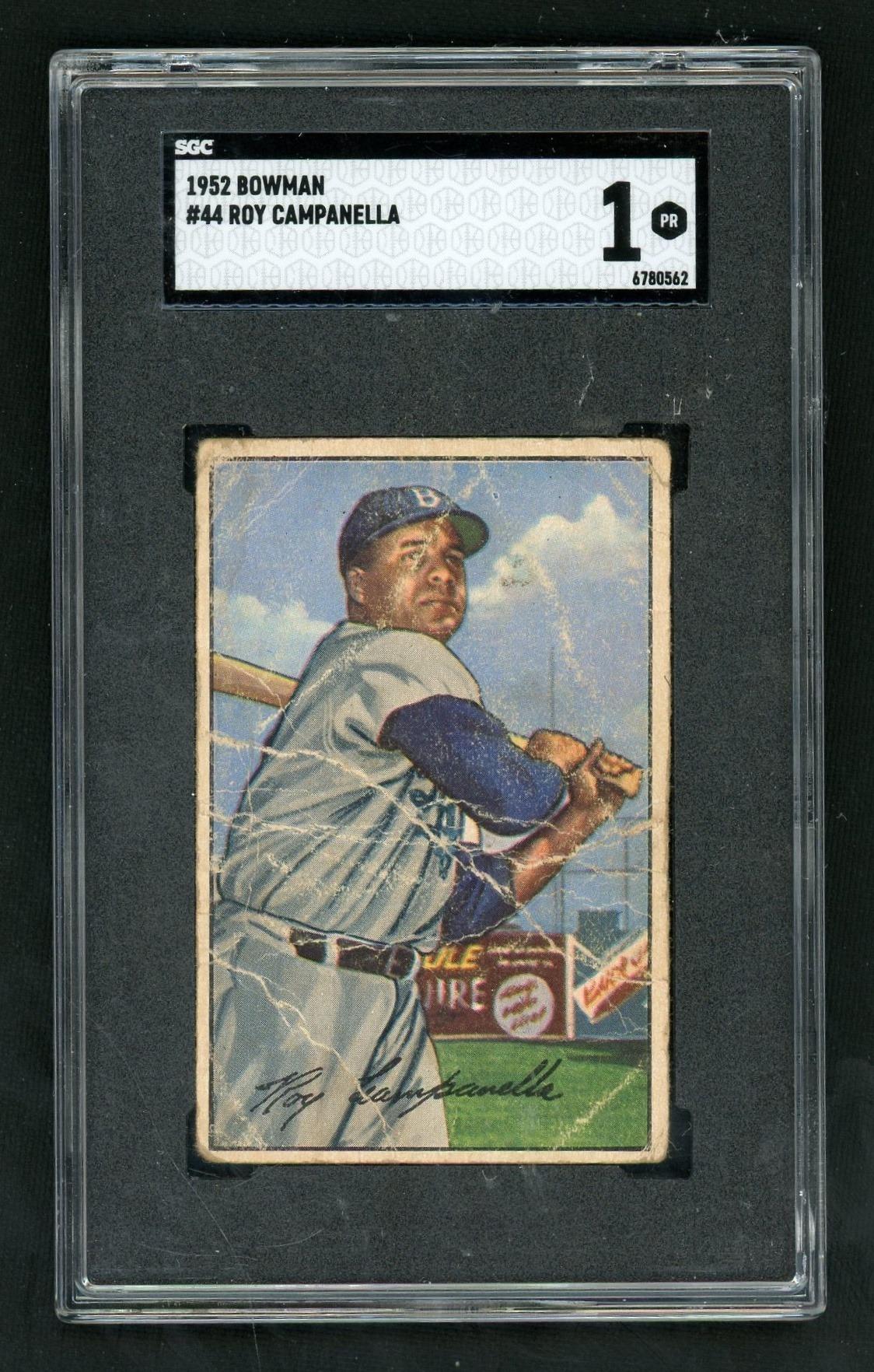 1952 Bowman #44 Roy Campanella SGC 1