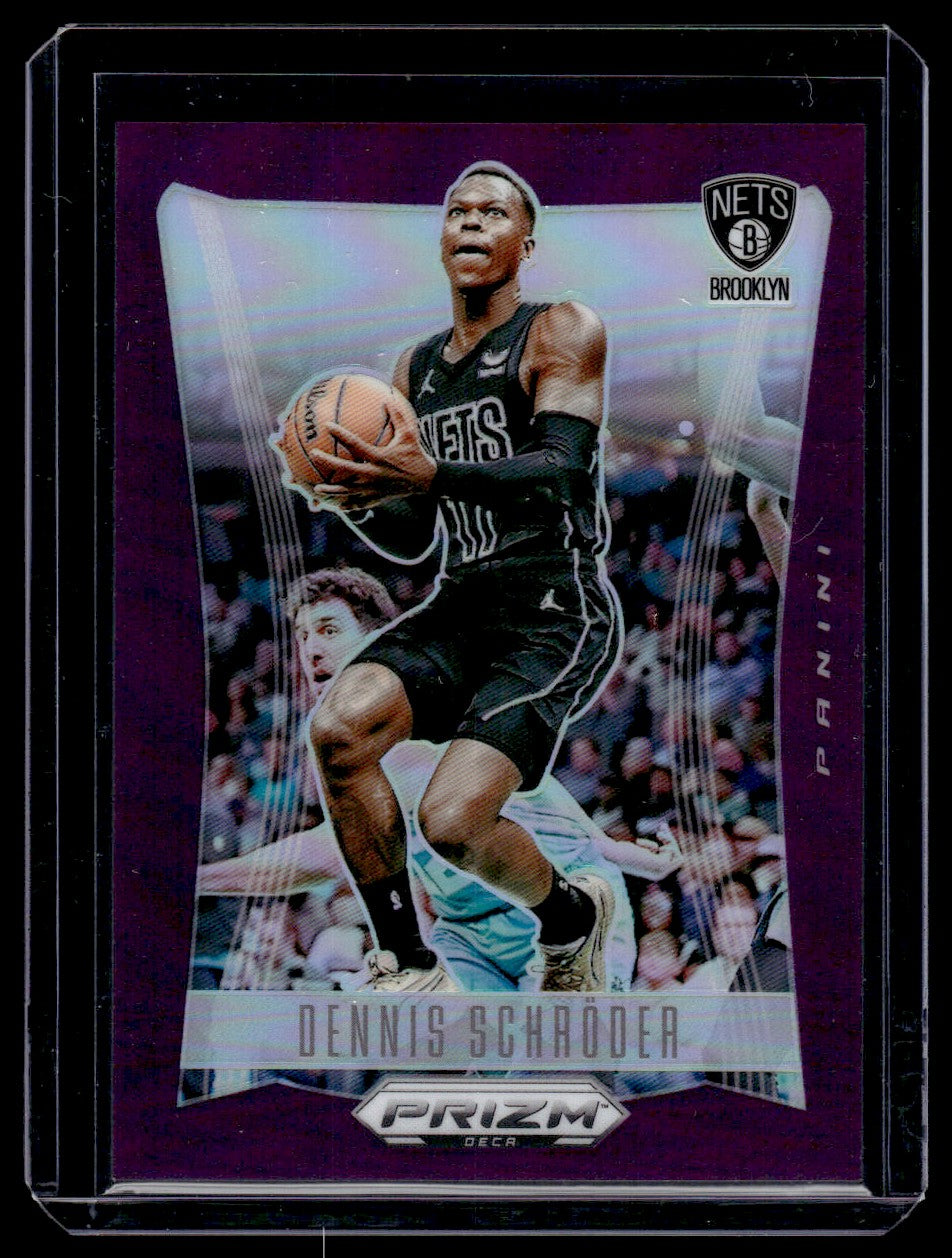 2024 Panini Prizm Deca #45 Dennis Schröder Purple /99