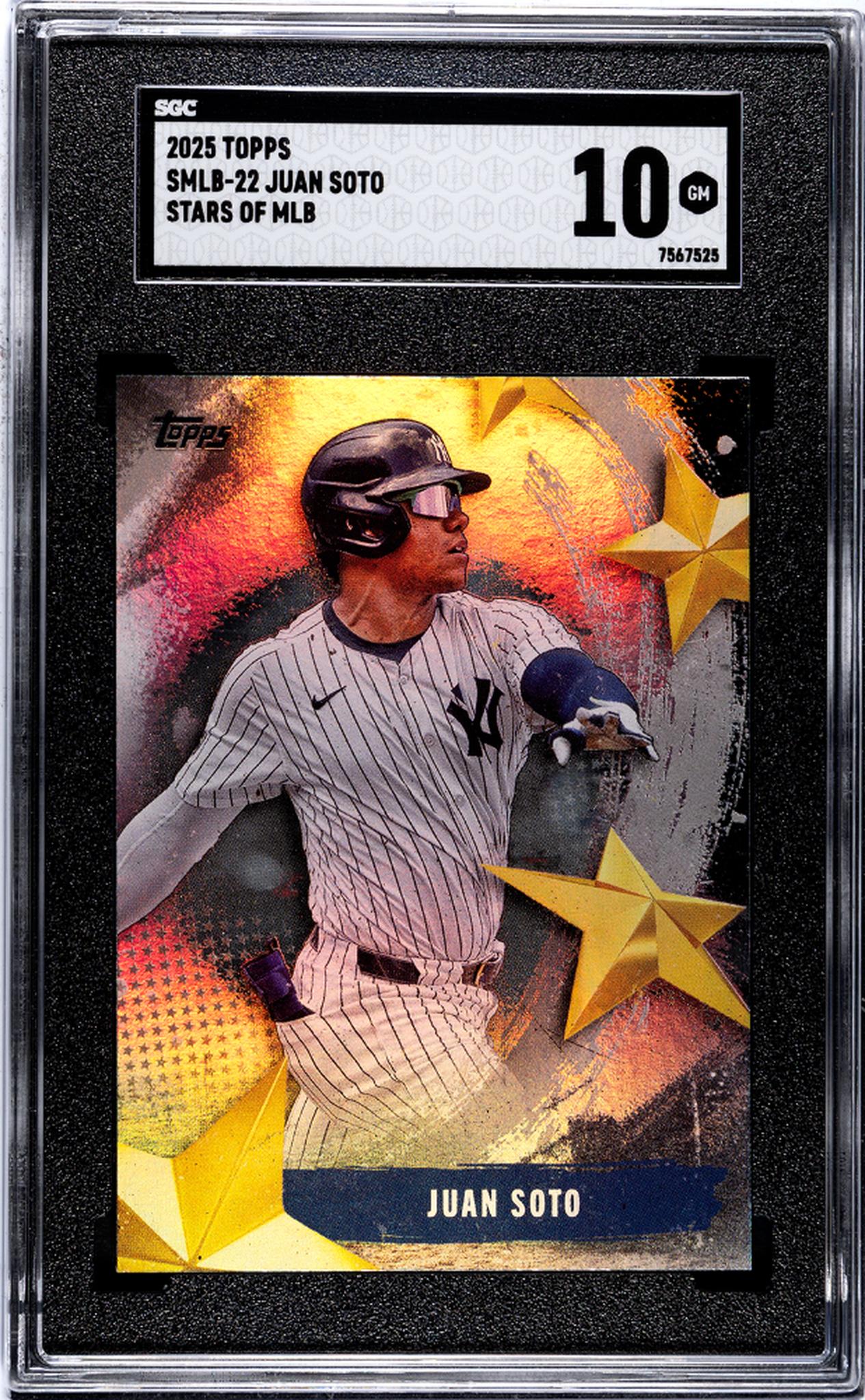 2025 Topps #SMLB-22 Juan Soto Stars of MLB SGC 10