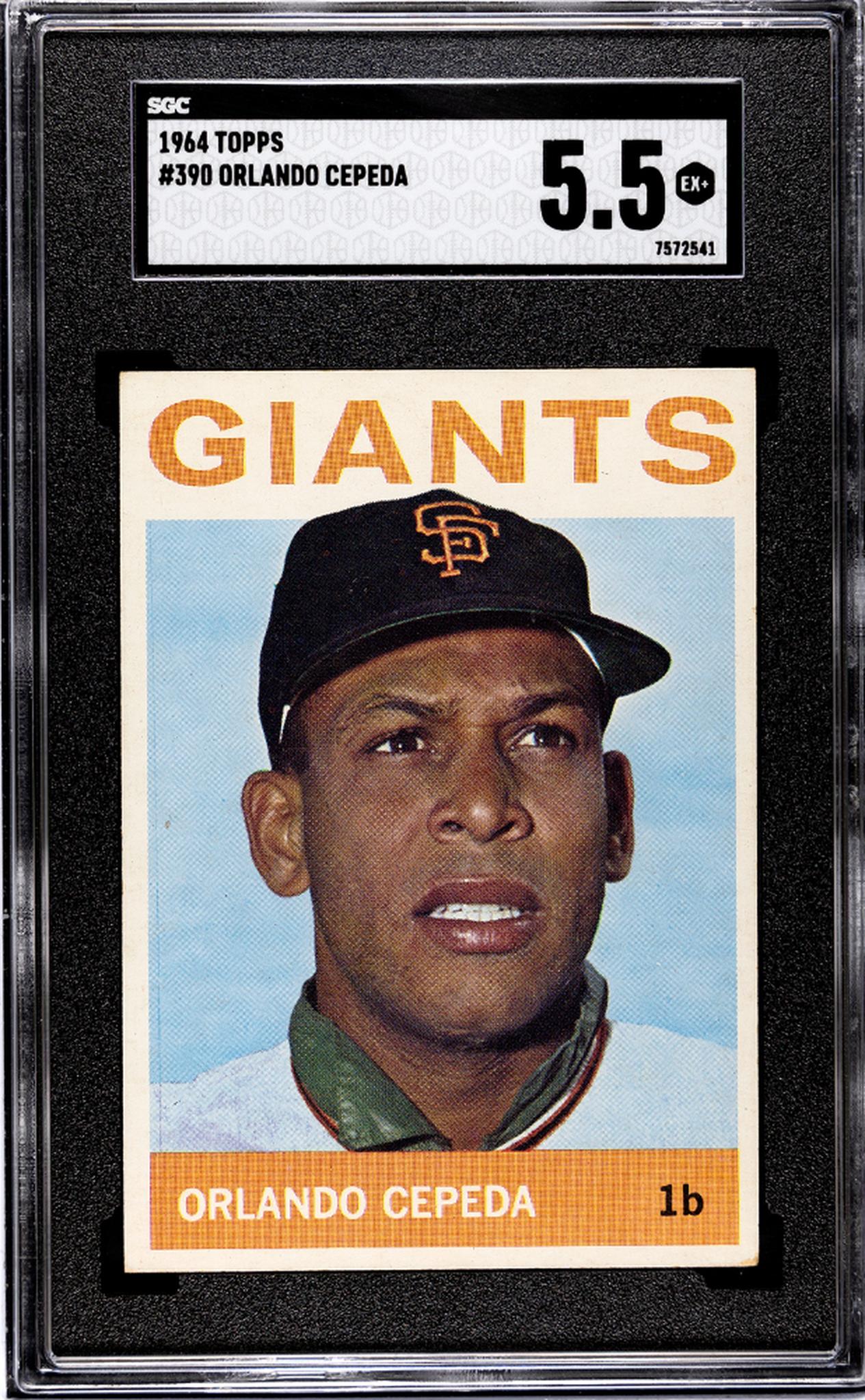 1964 Topps #390 Orlando Cepeda SGC 5.5