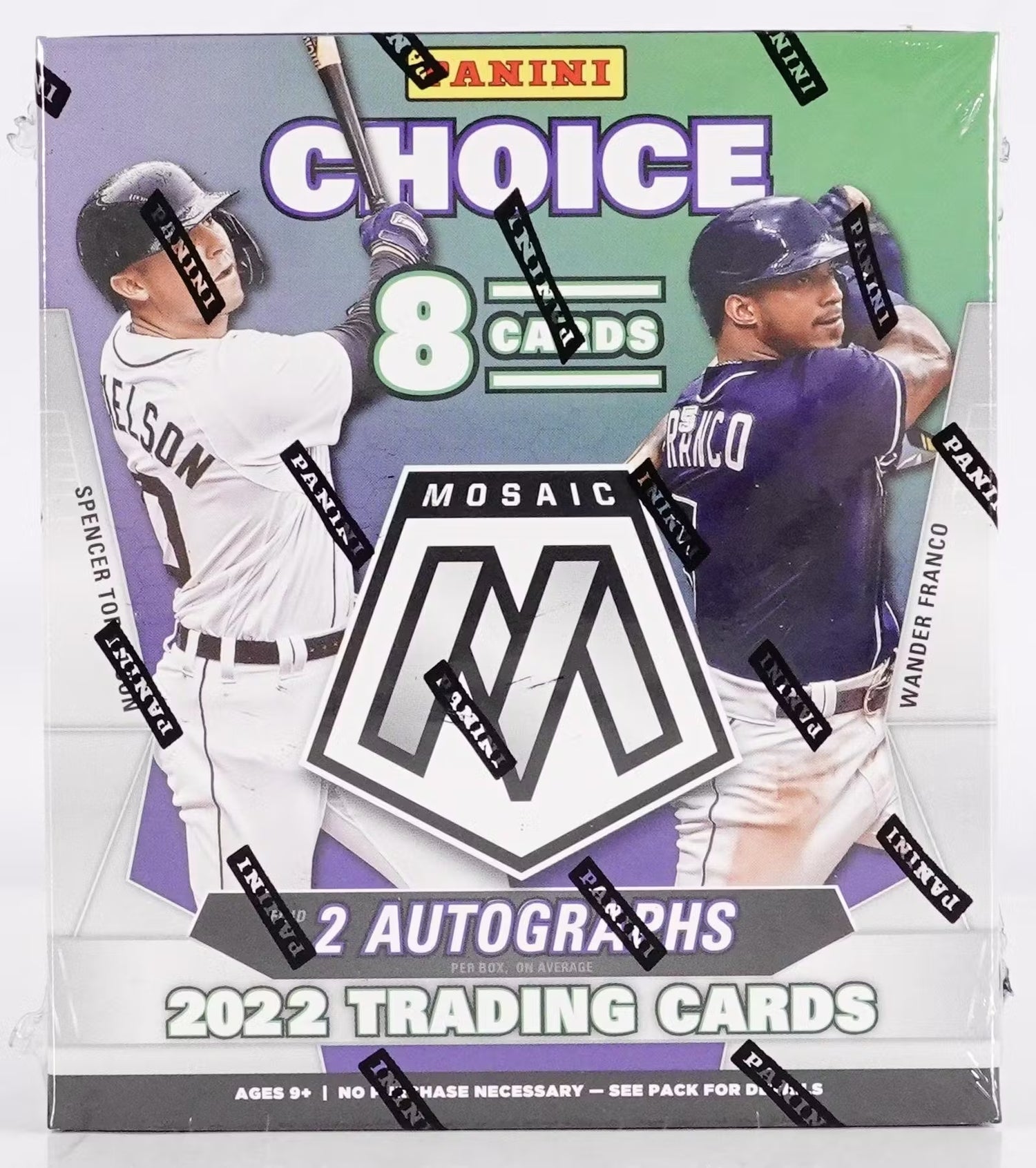 2022 Panini Mosaic Choice Baseball Box