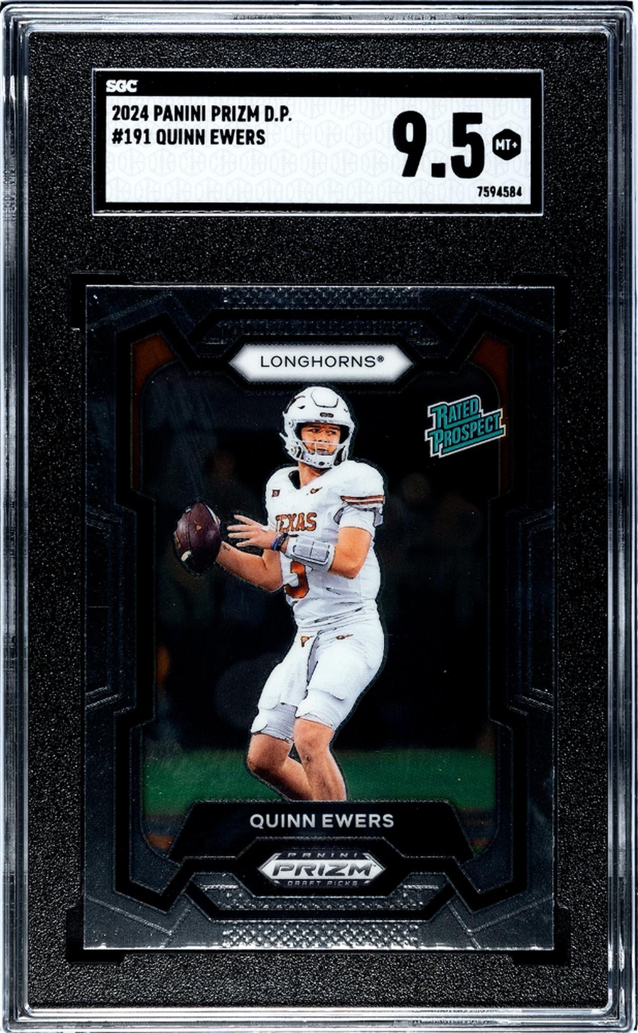 2024 Panini Prizm Draft Picks #191 Quinn Ewers SGC 9.5