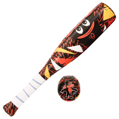 Franklin Sports MLB Baltimore Orioles Mascot Bat & Ball Set