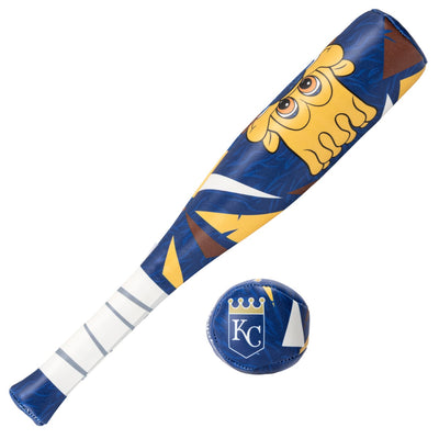 Franklin Sports MLB Kansas City Royals Mascot Bat & Ball Set