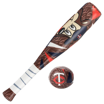 Franklin Sports MLB Minnesota Twins Mascot Bat & Ball Set