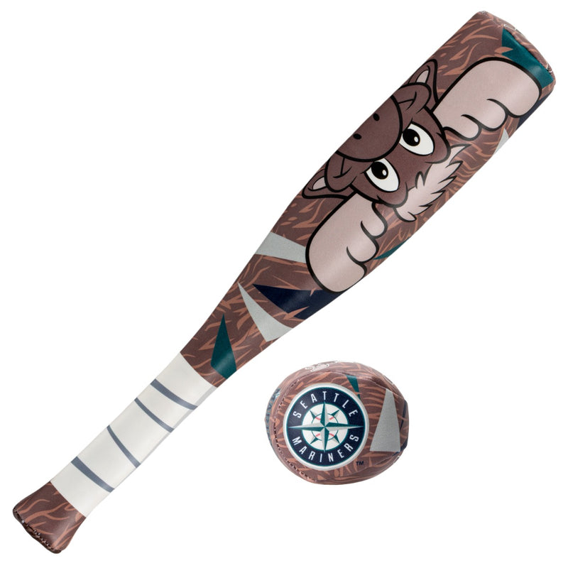 Franklin Sports MLB Seattle Mariners Mascot Bat & Ball Set