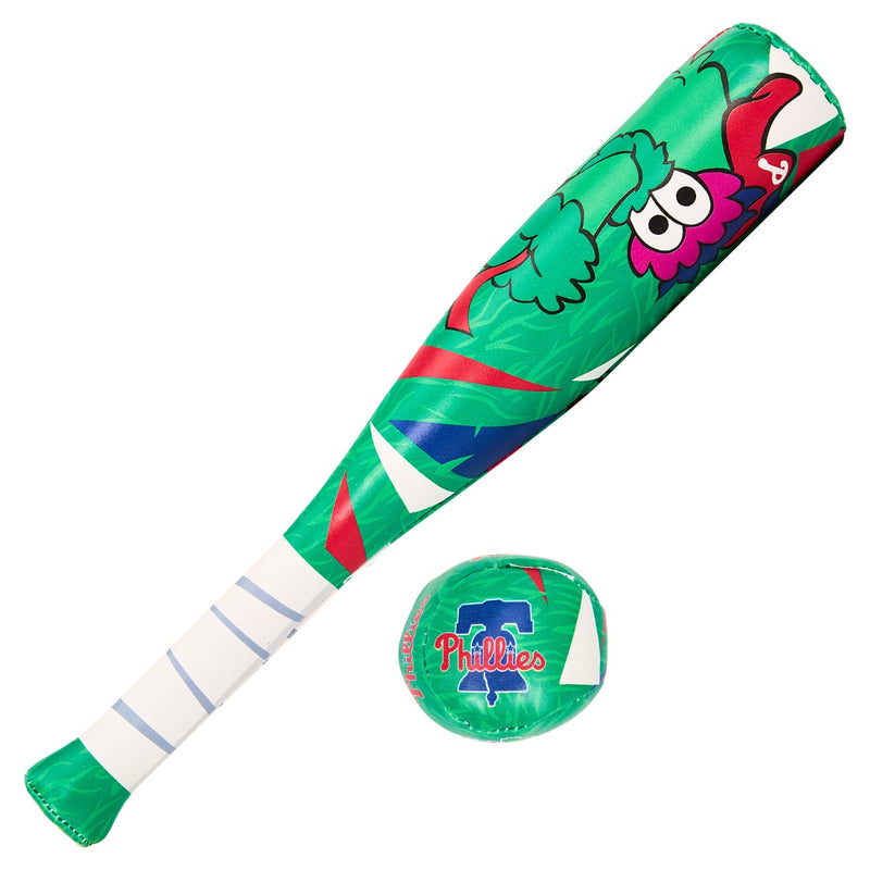 Franklin Sports MLB Philadelphia Phillies Mascot Bat & Ball Set