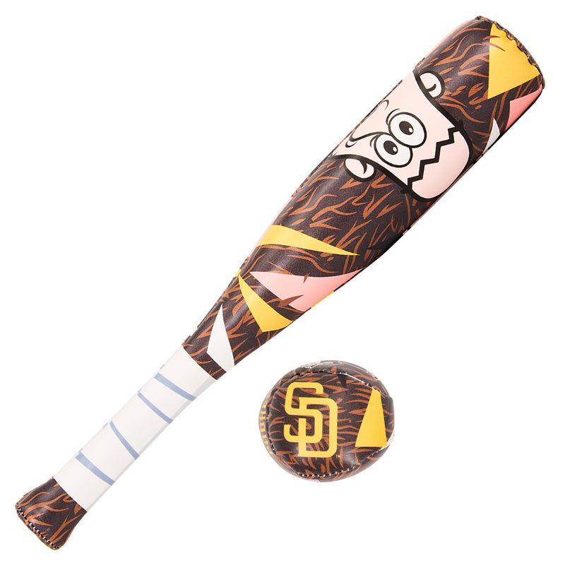 Franklin Sports MLB San Diego Padres Mascot Bat & Ball Set