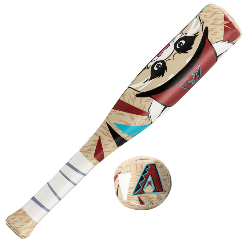 Franklin Sports MLB Arizona Diamondbacks Mascot Bat & Ball Set