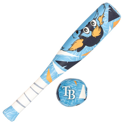Franklin Sports MLB Tampa Bay Rays Mascot Bat & Ball Set