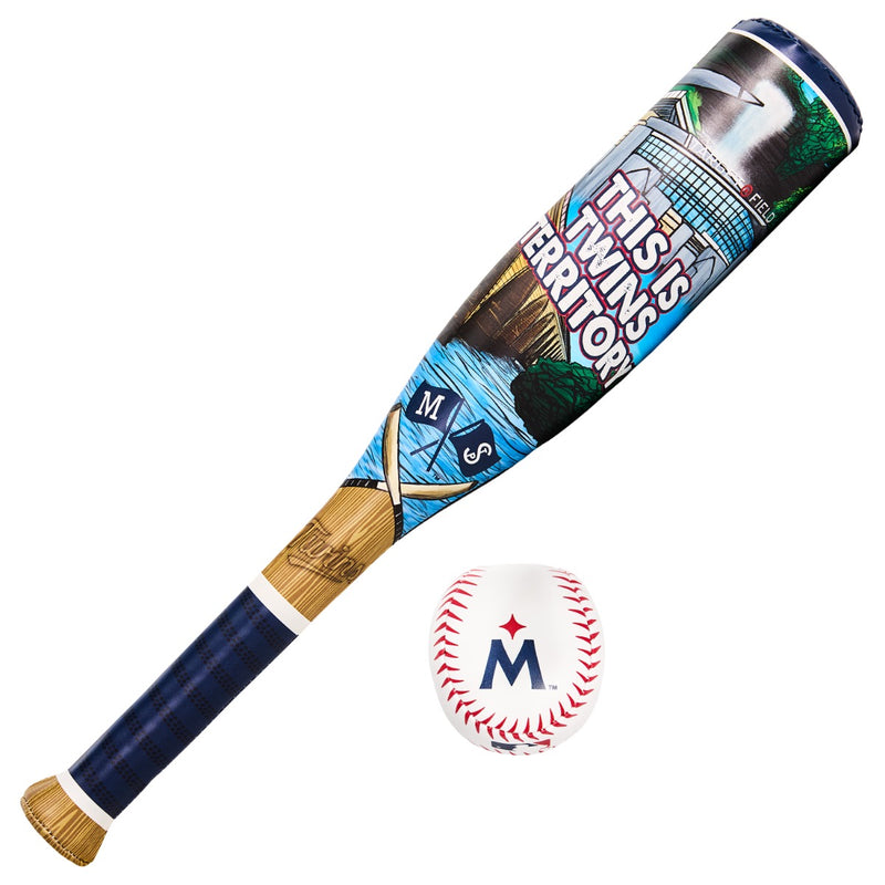Franklin Sports MLB Minnesota Twins Soft Sport Bat & Ball Set