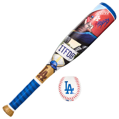 Franklin Sports MLB Los Angeles Dodgers Soft Sport Bat & Ball Set