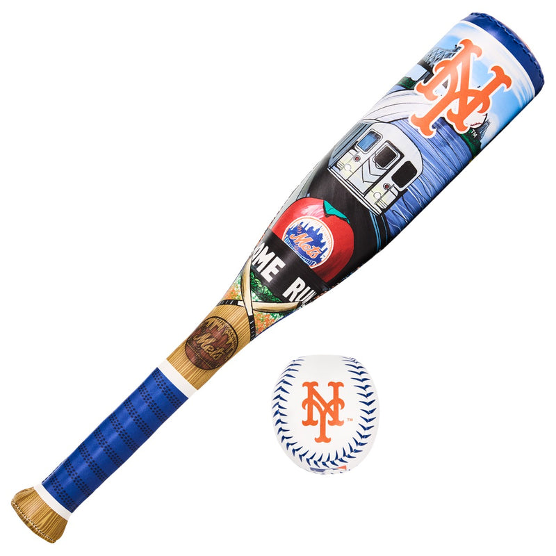 Franklin Sports MLB New York Mets Soft Sport Bat & Ball Set
