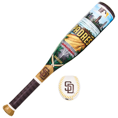 Franklin Sports MLB San Diego Padres Soft Sport Bat & Ball Set