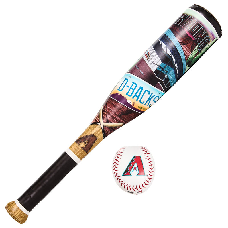 Franklin Sports MLB Arizona Diamondbacks Soft Sport Bat & Ball Set