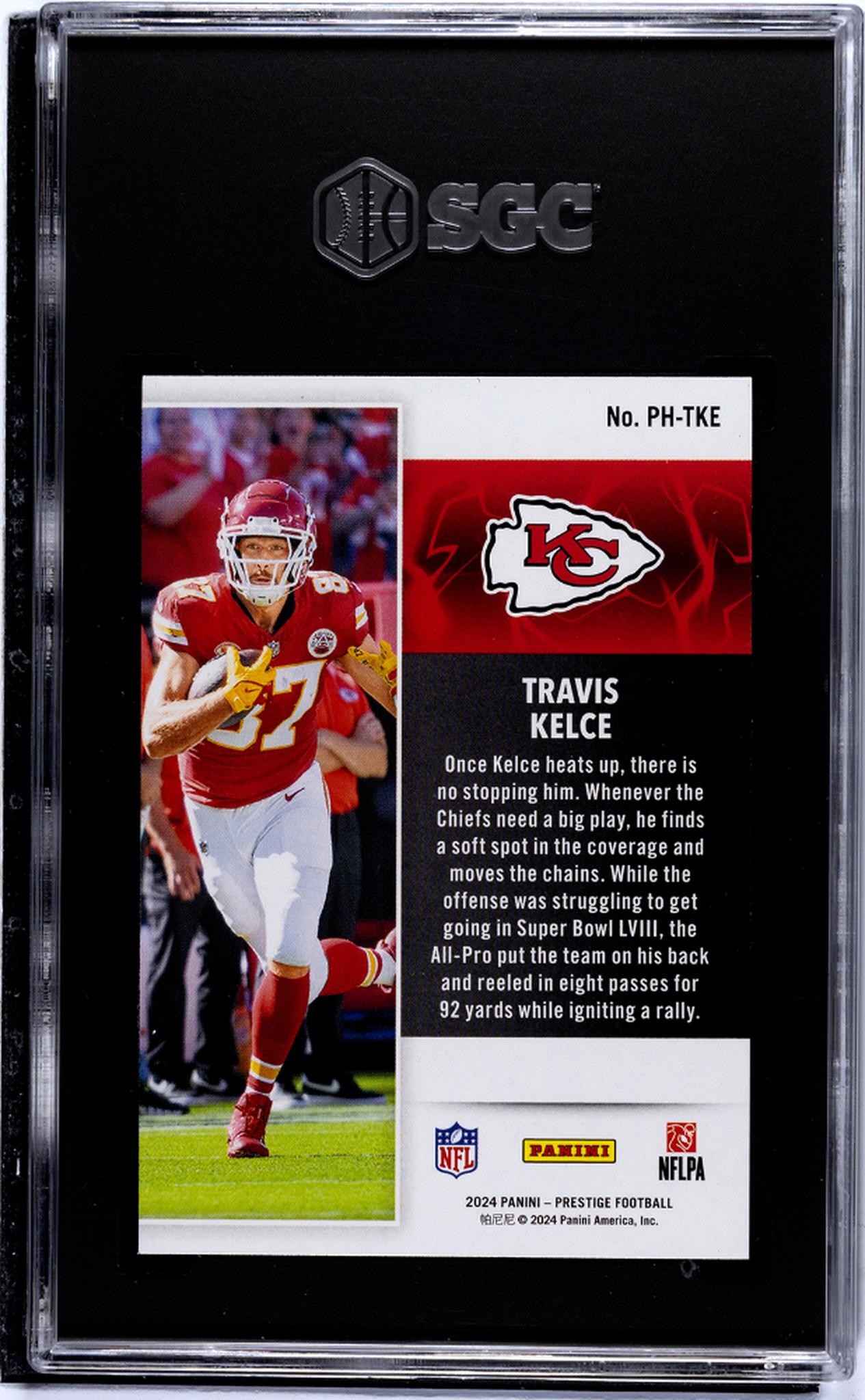 2024 Panini Prestige Power House Travis Kelce #PH-TKE SGC 10