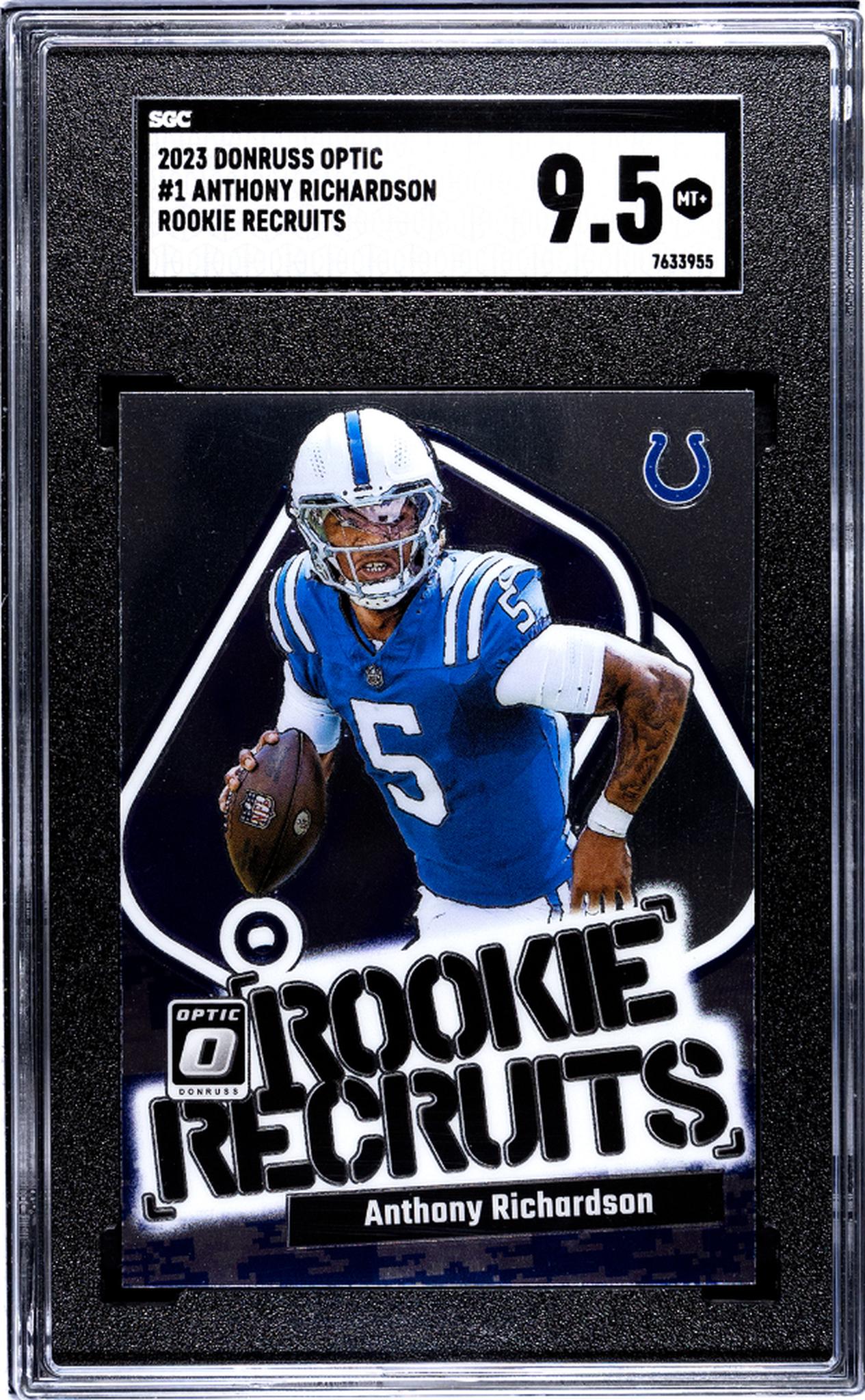 2023 Panini Donruss Optic #1 Anthony Richardson Rookie SGC 9.5