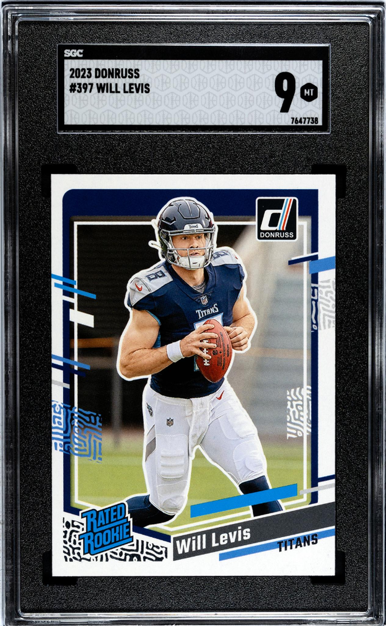 2023 Panini Donruss #397 Will Levis  Rookie  SGC 9