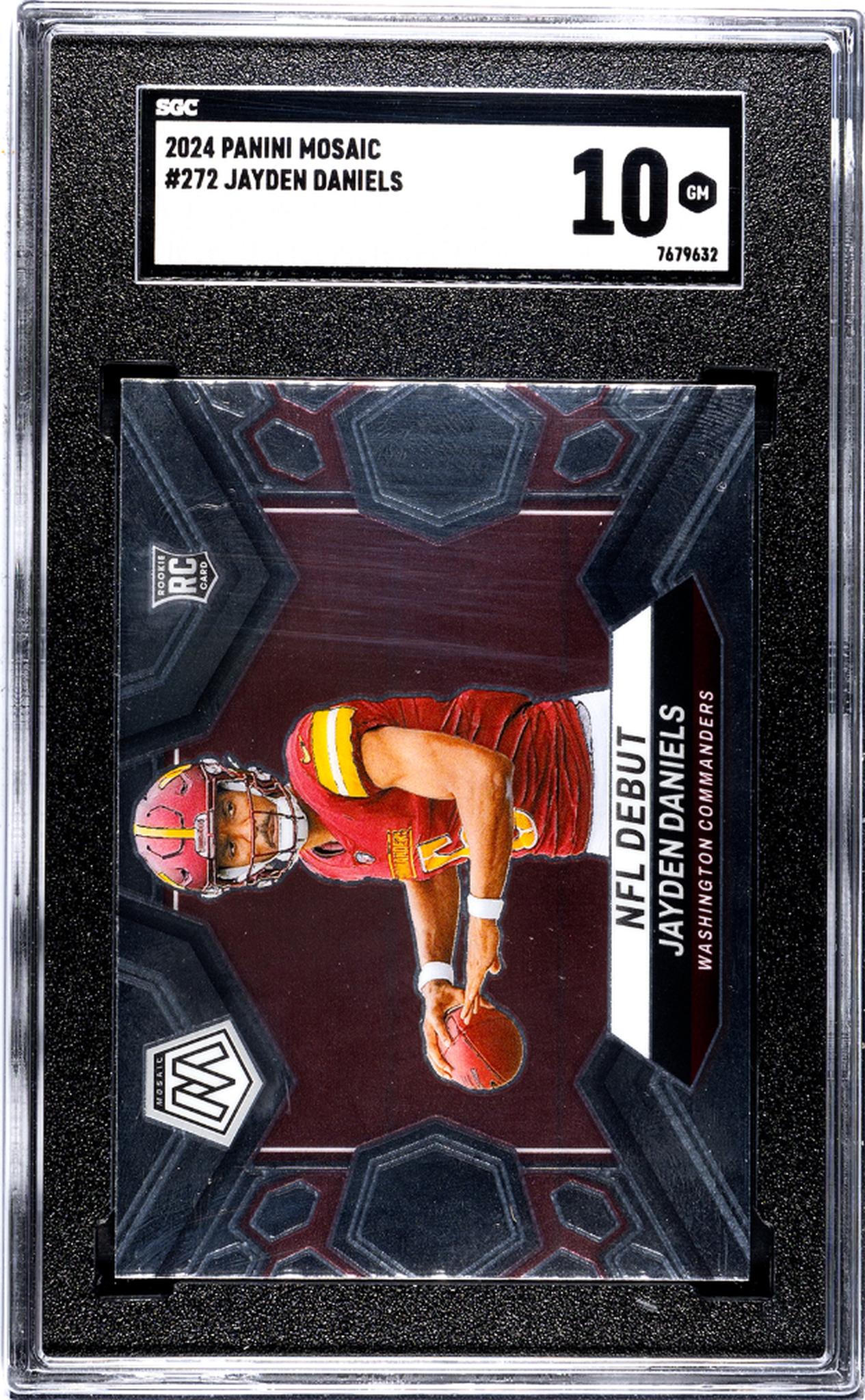 2024 Panini Mosaic #272 Jayden Daniels SGC 10