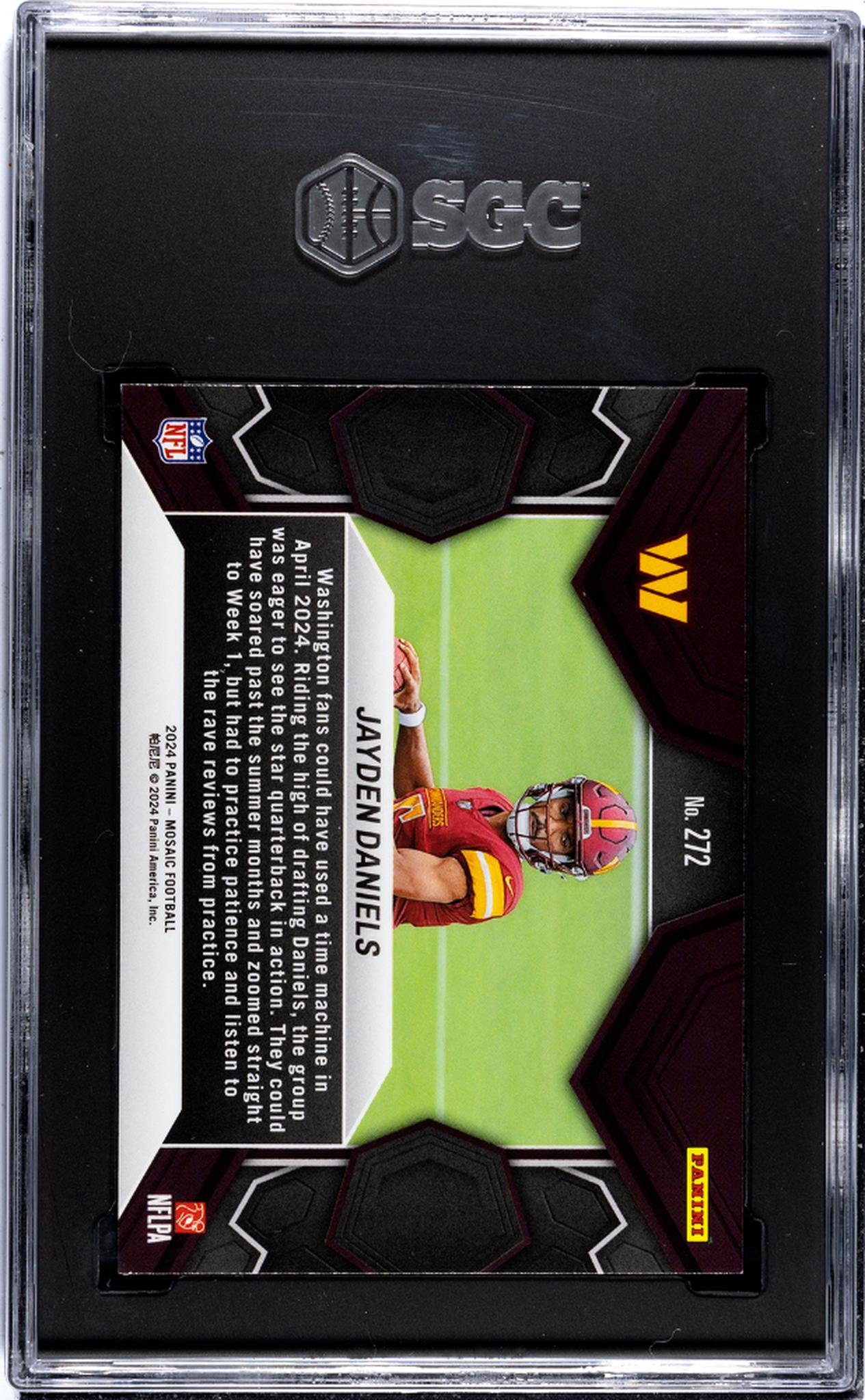 2024 Panini Mosaic #272 Jayden Daniels SGC 10