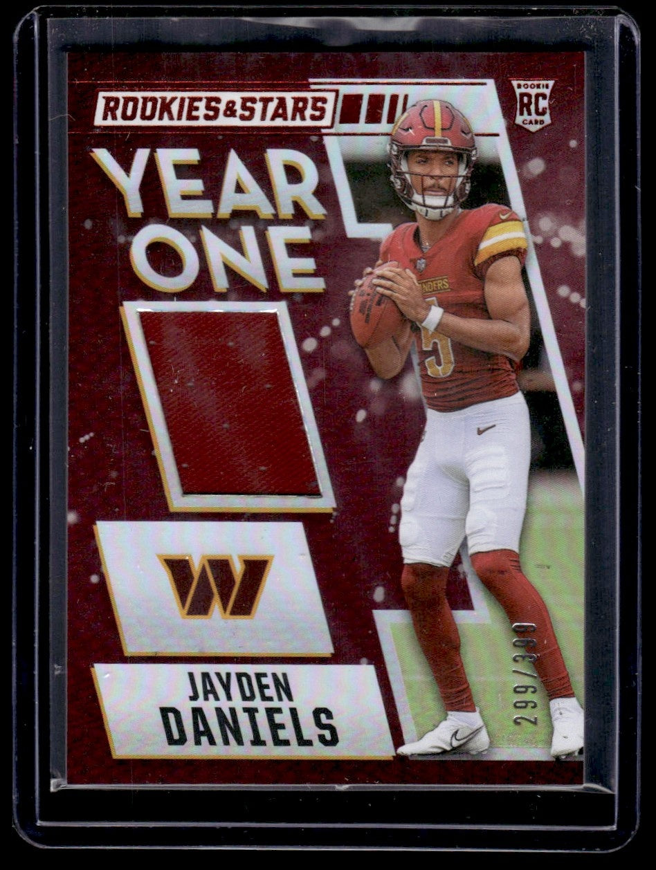 2024 Panini Rookies & Stars Year One Jayden Daniels #YO-JDS RC Patch /299