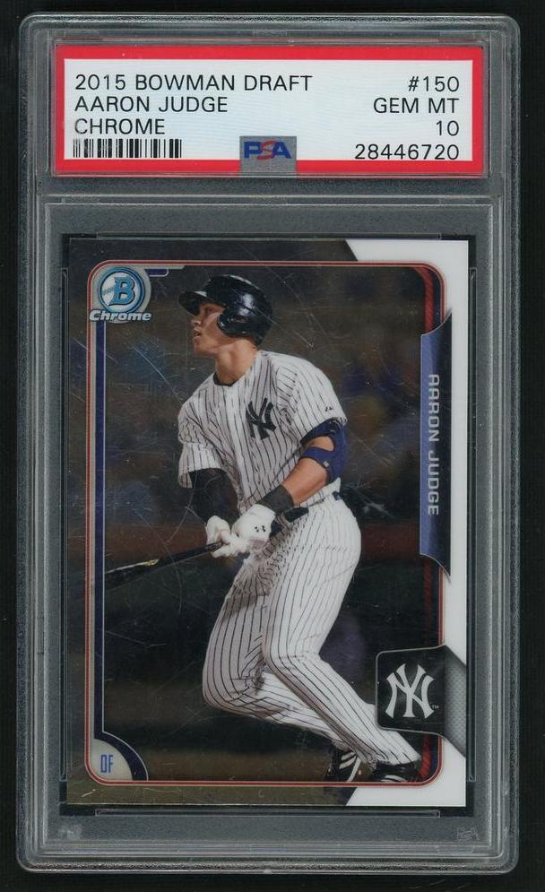 2015 Bowman Draft Chrome Aaron Judge #150 PSA 10