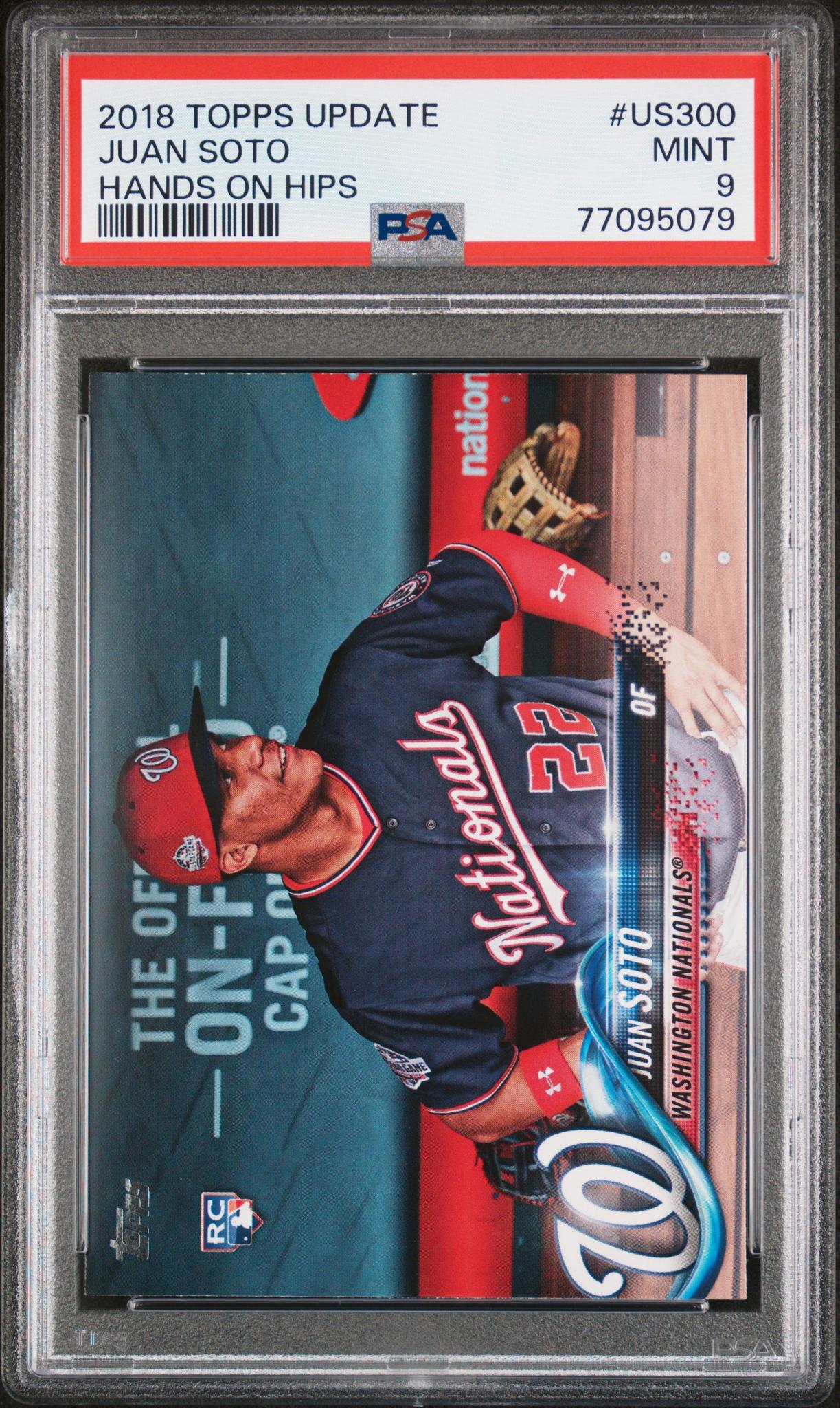 2018 Topps Update Juan Soto #US300 RC PSA 9