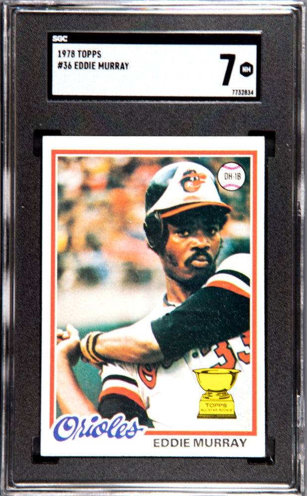 1978 Topps #36 Eddie Murray SGC 7