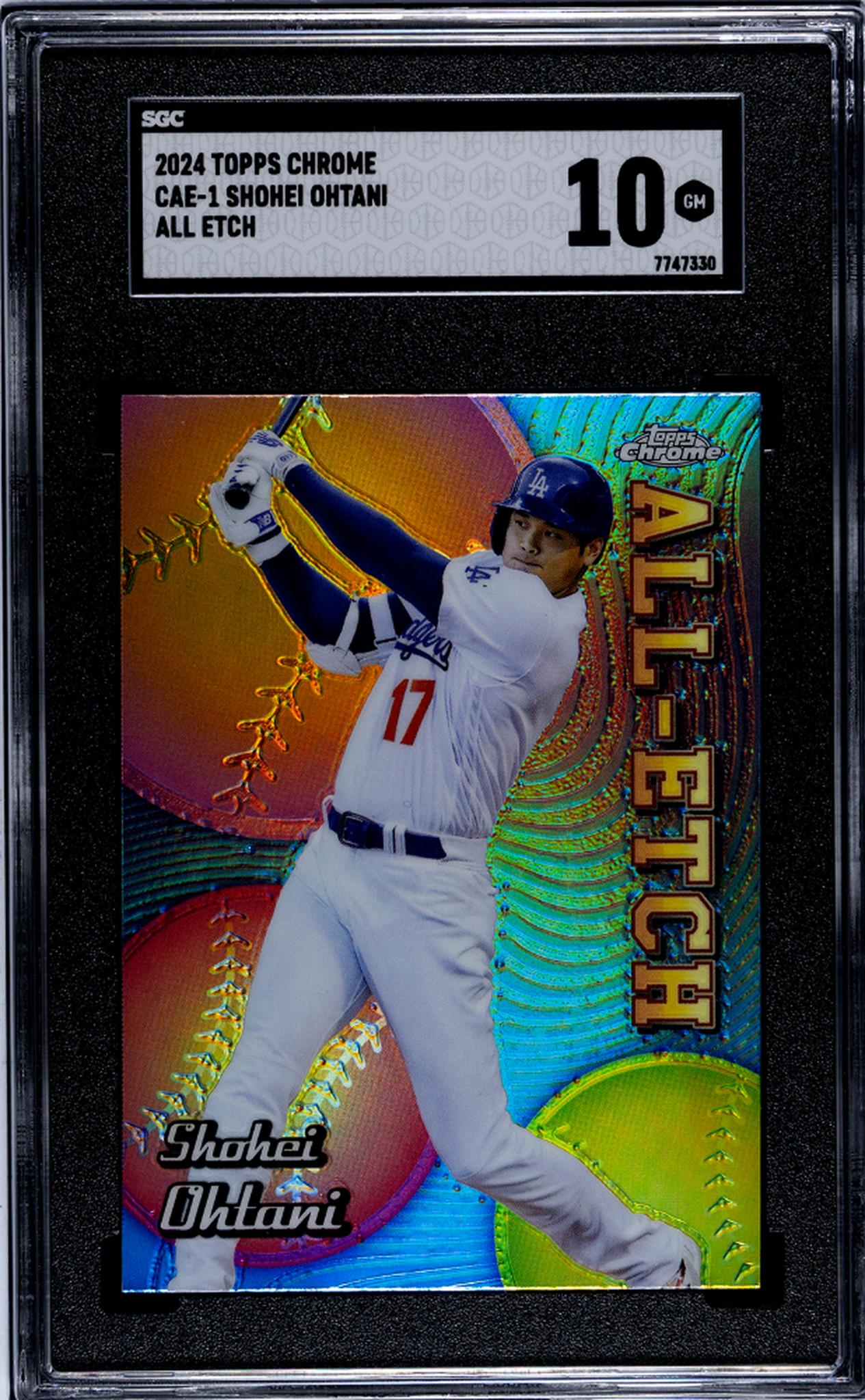 2024 Topps Chrome #CAE-1 Shohei Ohtani All Etch SGC 10
