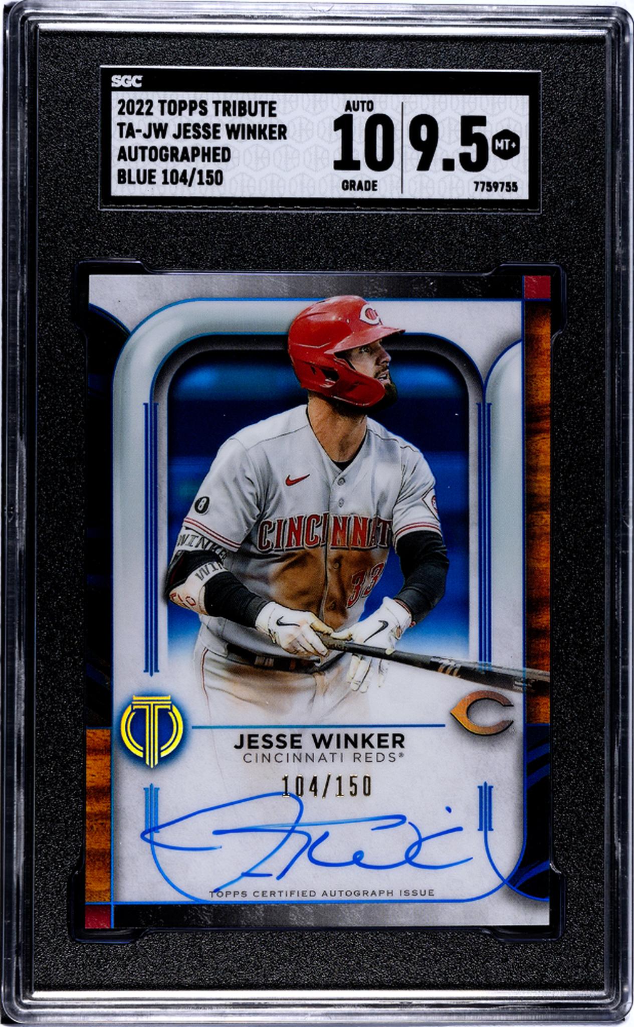 2022 Tribute #TA-JW Jesse Winker /150 SGC 9.5