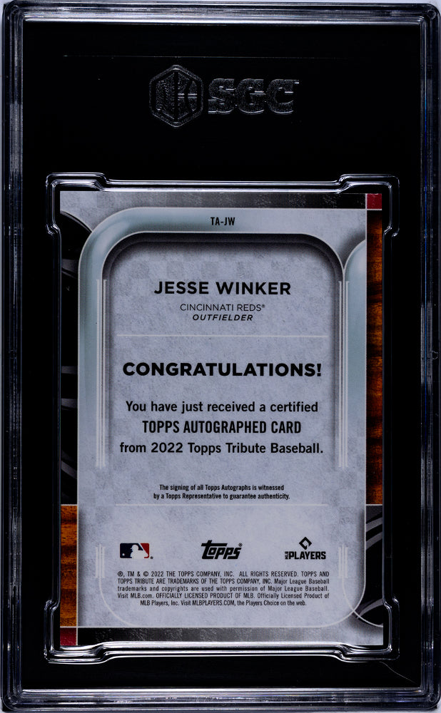 2022 Tribute #TA-JW Jesse Winker /150 SGC 9.5