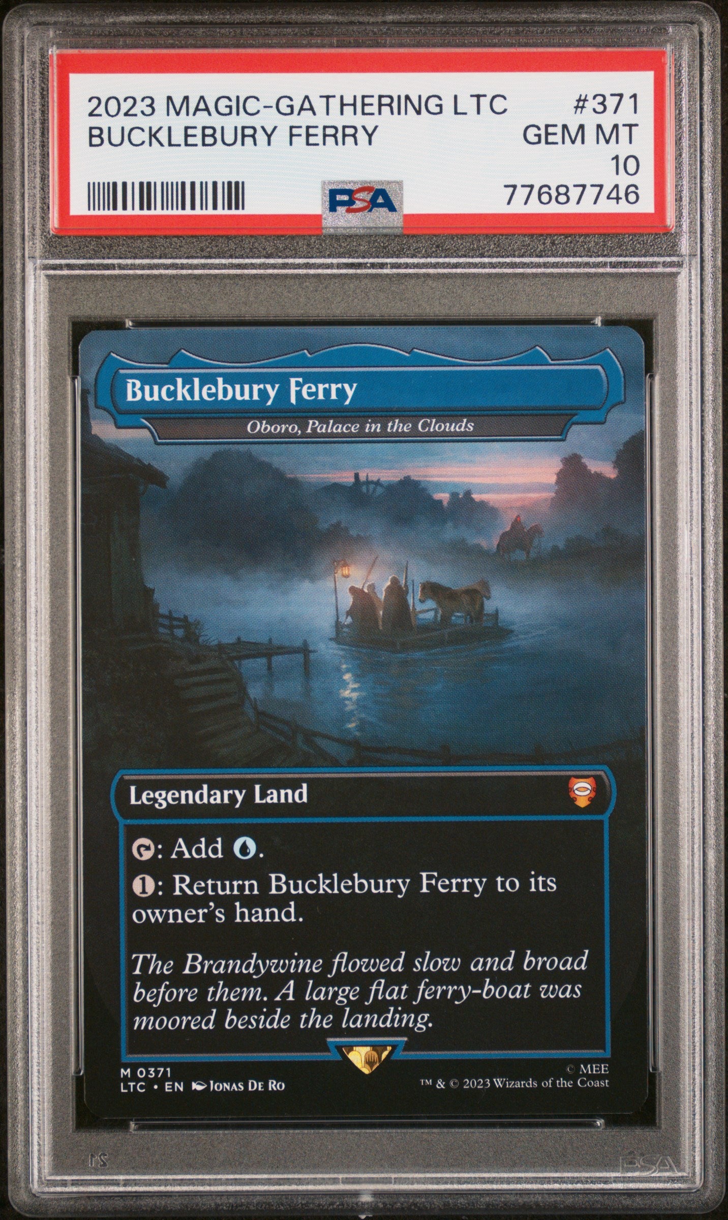 2023 Magic: The Gathering LTC Bucklebury Ferry #371 PSA 10