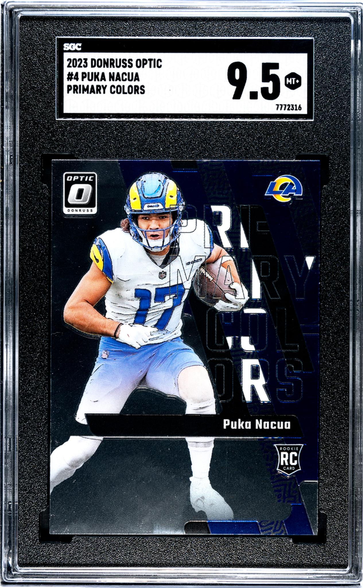 2023 Panini Donruss Optic #4 Puka Nacua Rookie SGC 9.5