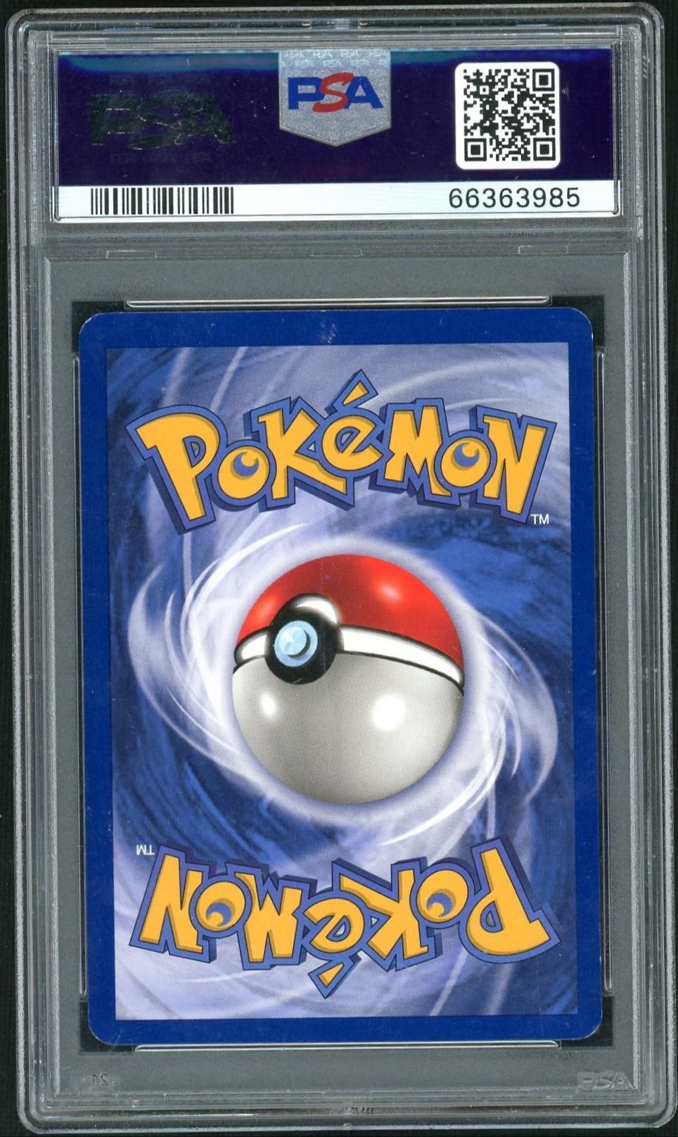 1999 Pokemon Fossil 1st Edition Holo Gengar #5 PSA 8