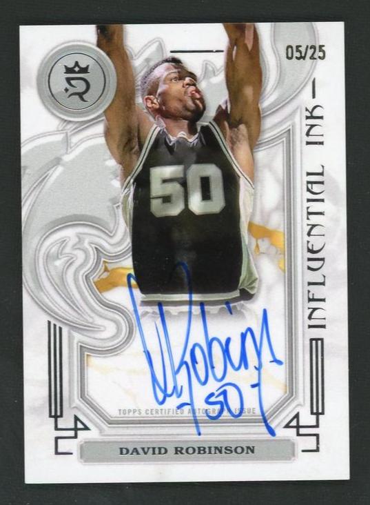 2023 Topps Royalty II-DR David Robinson Influential Ink /25 Auto