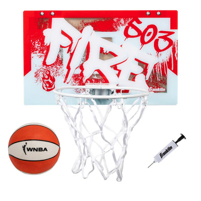 Franklin Sports WNBA Portland Fire Over The Door Basketball Hoop Set